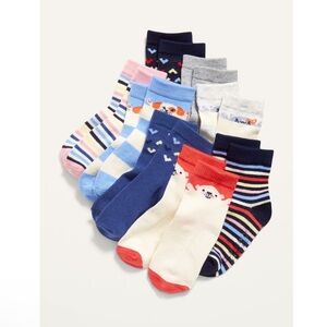 12-24M NWT Old Navy Crew Socks 8 Pack